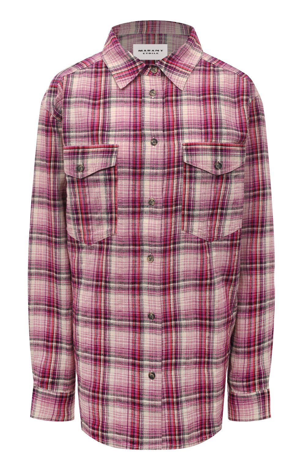 Рубашка из хлопка и льна ISABEL MARANT ETOILE, арт. 23ACH0072FA-A3I07E, фото 1