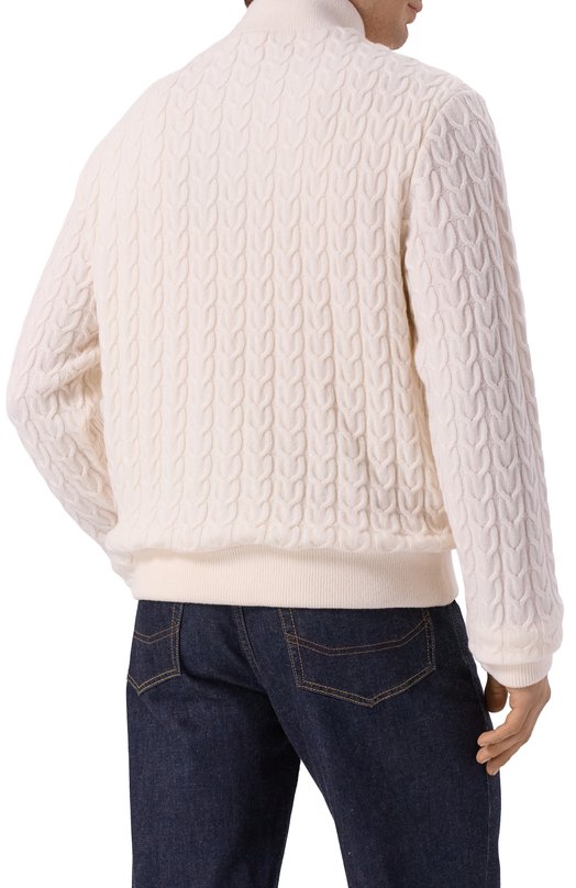 Кардиган из шерсти и кашемира MVST M25.1PM.H005/J002 Кремовый  M25.1PM.H005/J002 Фото 4