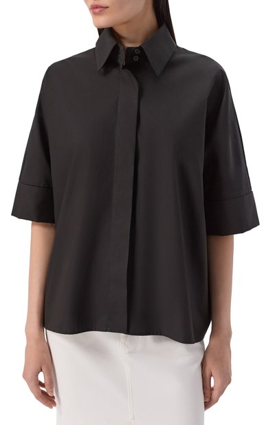 Хлопковая рубашка LORENA ANTONIAZZI, арт. P2651CA26A/4222, фото 3