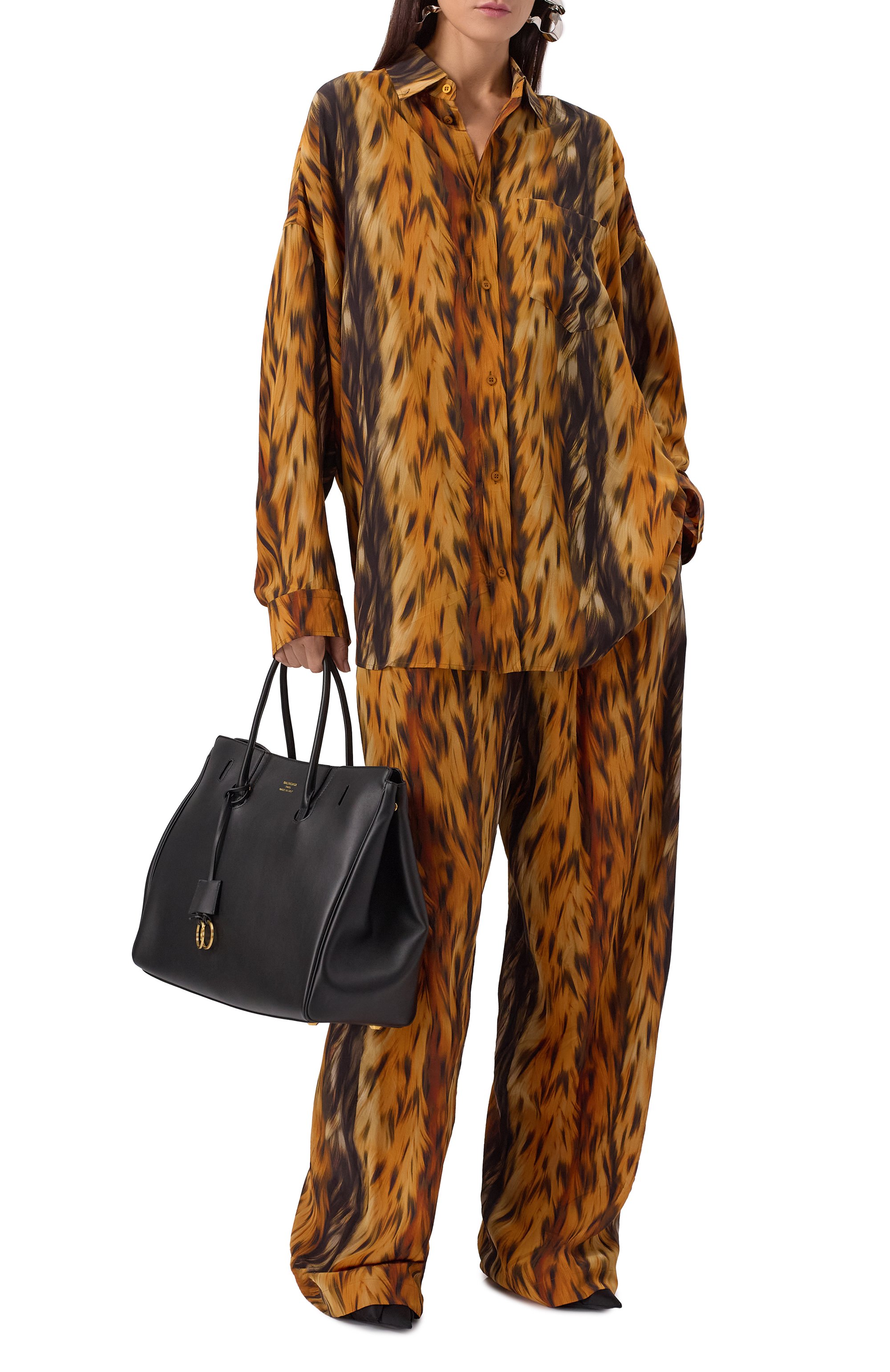 Шелковые брюки BALENCIAGA, арт. 681822/TRLD5, фото 2