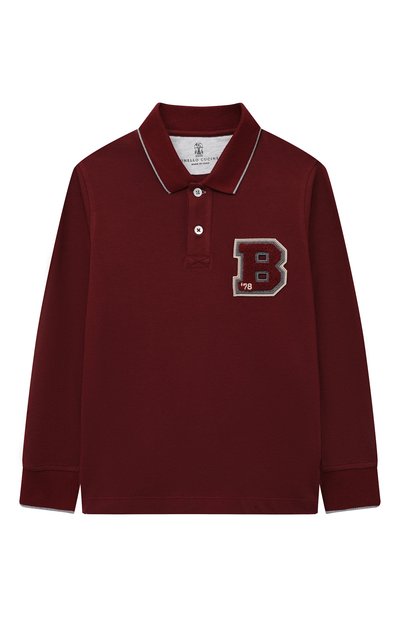 Хлопковое поло BRUNELLO CUCINELLI, арт. B0T63T316B, фото 1