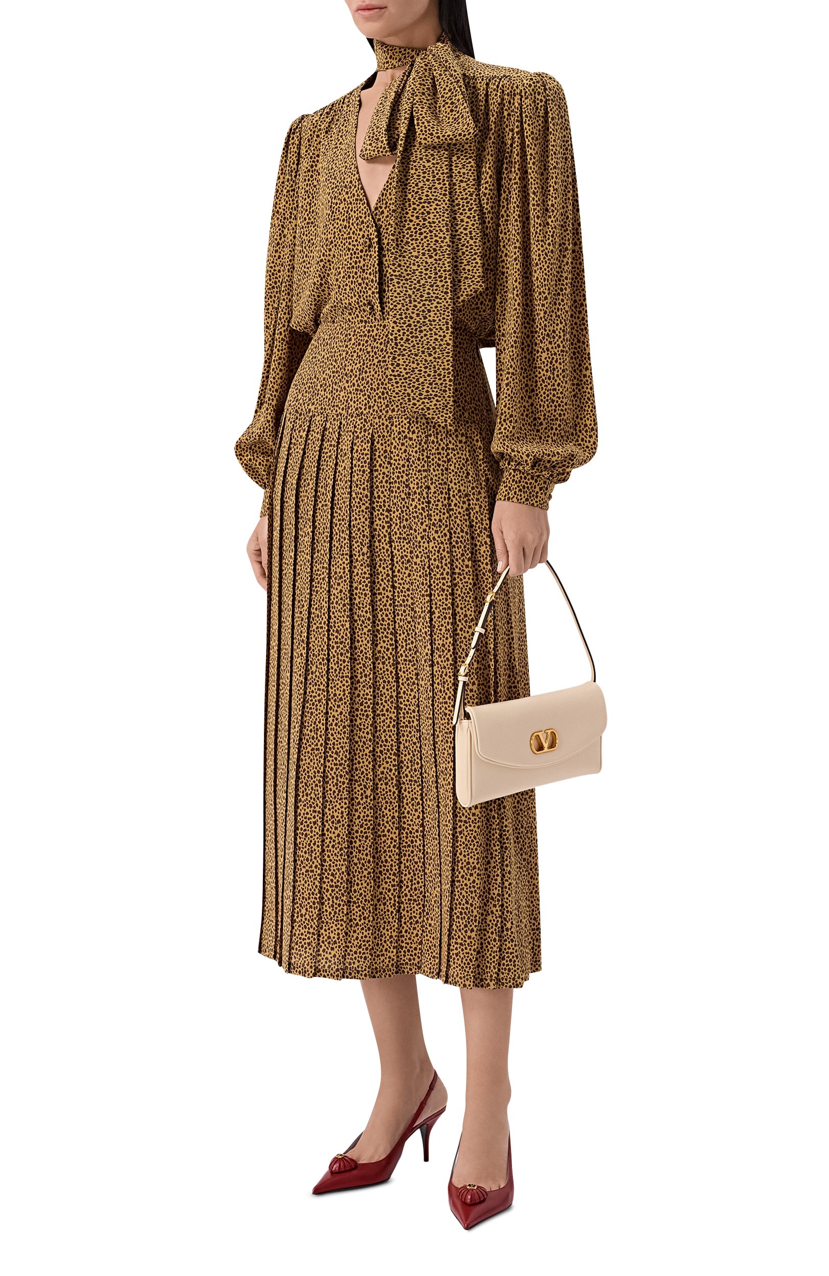 Сумка devain small VALENTINO кремового цвета по цене 243000 руб., арт. 9W2B0T31/ABM, фото 3 Сумка devain small VALENTINO, арт. 9W2B0T31/ABM, фото 3