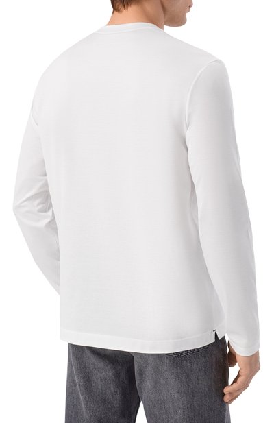 Хлопковый лонгслив PAUL&SHARK, арт. 26411018, фото 4