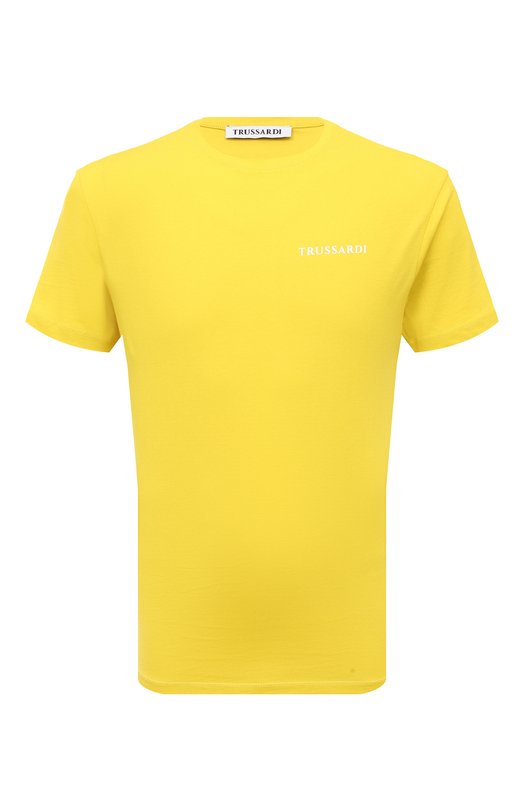 

Хлопковая футболка Trussardi, Жёлтый