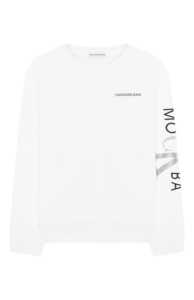 Хлопковый лонгслив CALVIN KLEIN JEANS, арт. IU0IU00114, фото 1