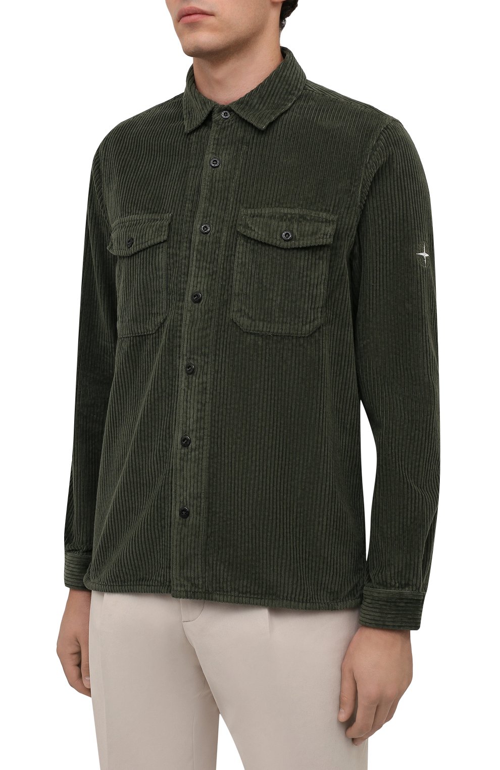 Вельветовая рубашка STONE ISLAND, арт. 751512111, фото 3