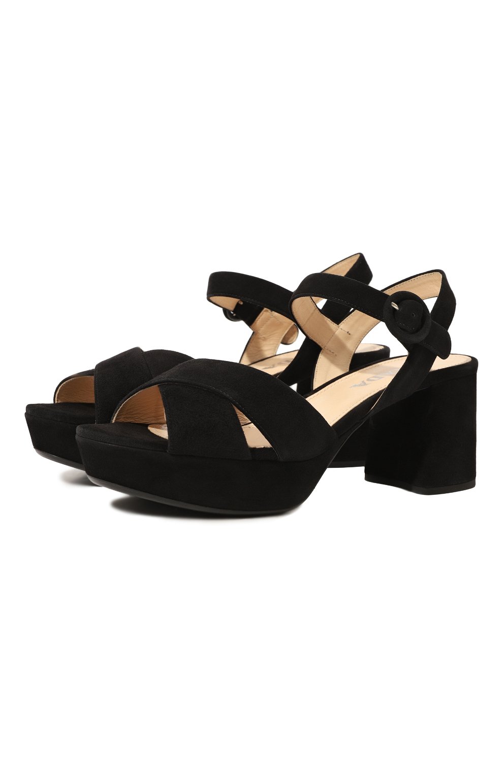 Замшевые босоножки PRADA, арт. 1XP890-008-F0002-B065, фото 1