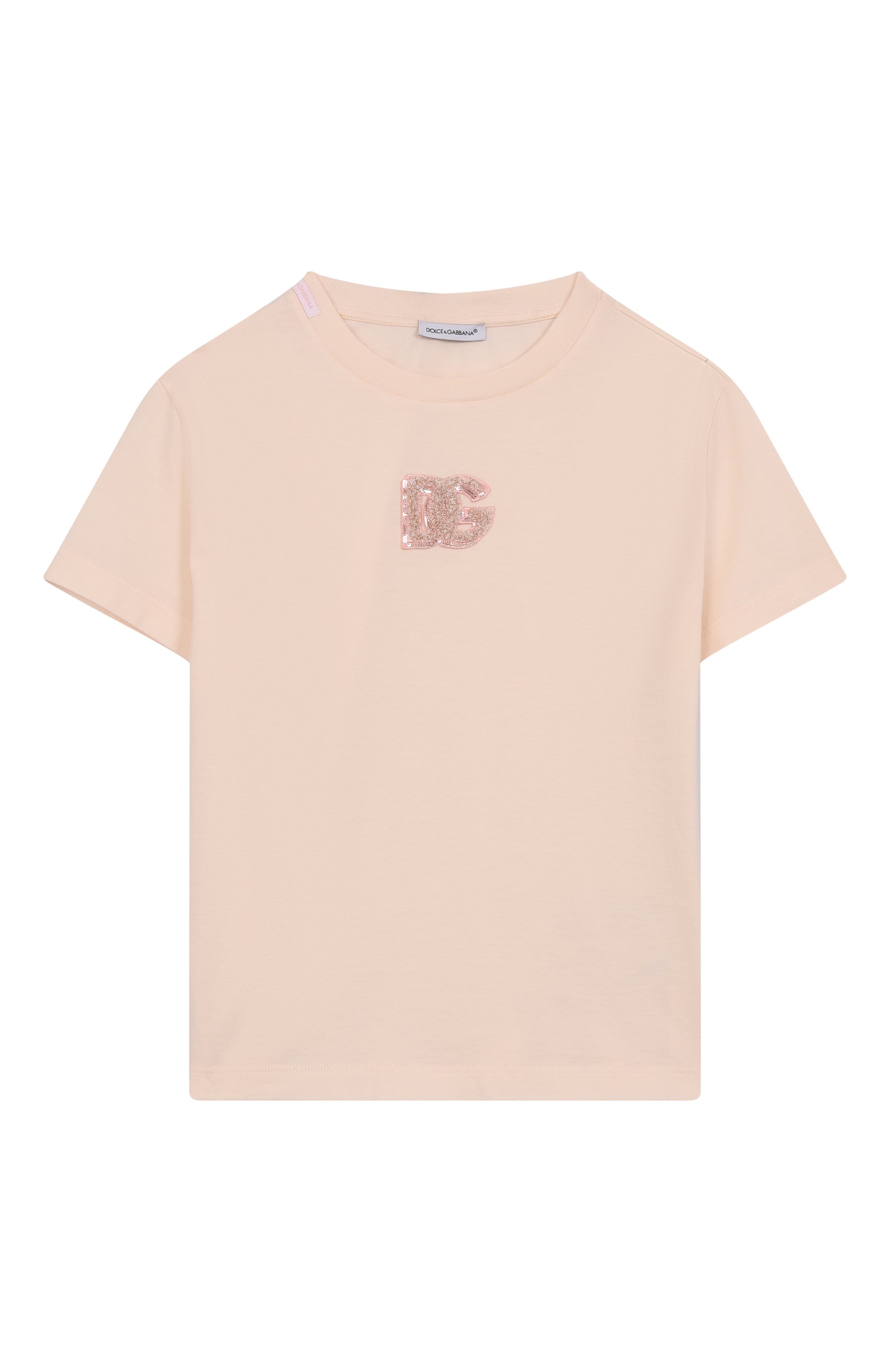 Хлопковая футболка DOLCE & GABBANA, арт. L5JTNK/G7PKU/10-12+, фото 1