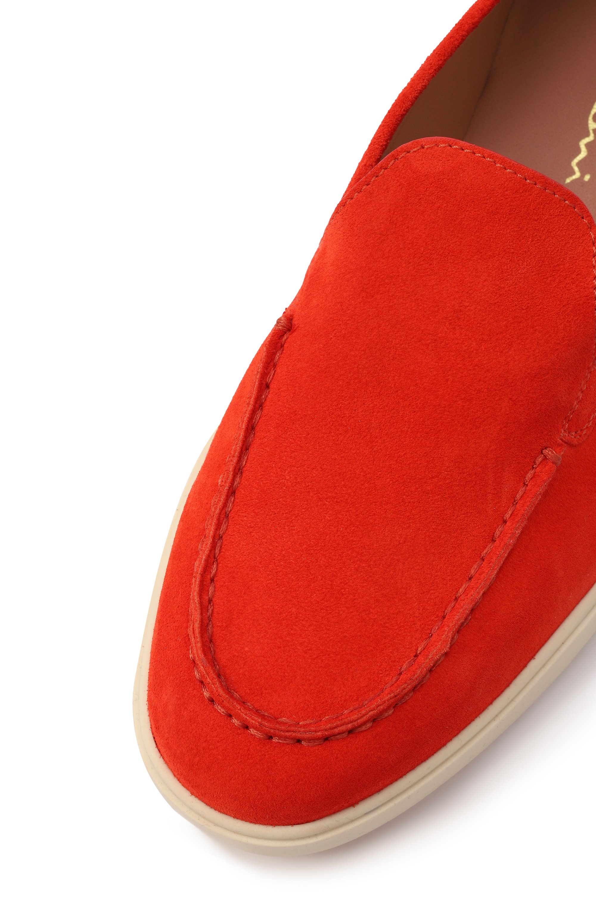 Замшевые лоферы SANTONI, арт. WUYG58856TISNPYL, фото 7