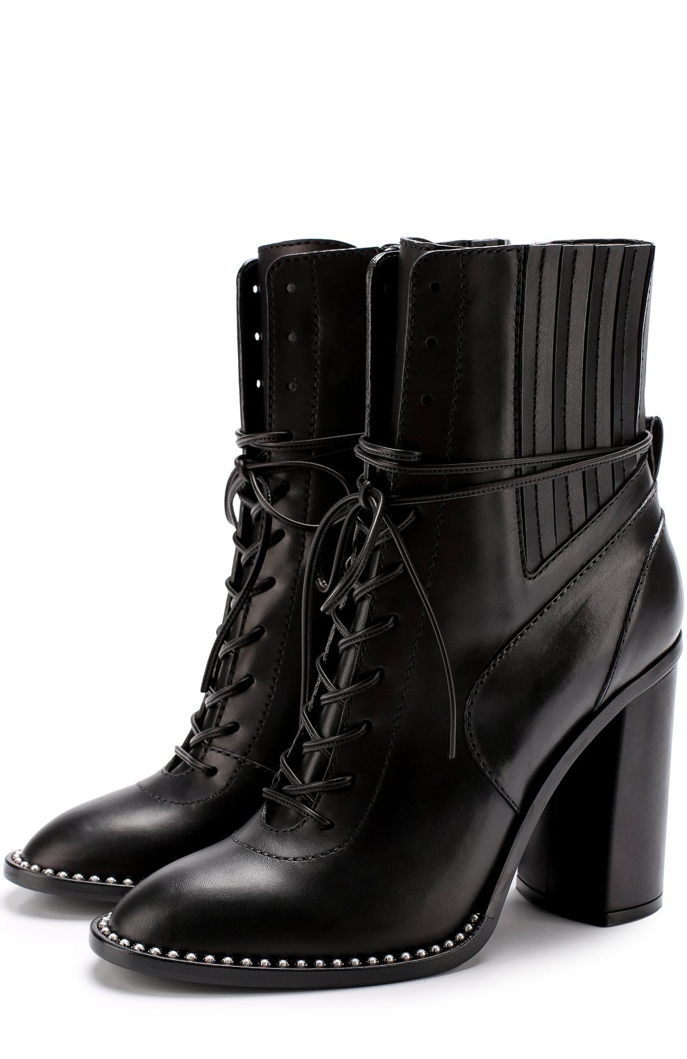 Кожаные ботильоны с заклепками на ранте CASADEI, арт. 1R720H1001L0CA000, фото 1