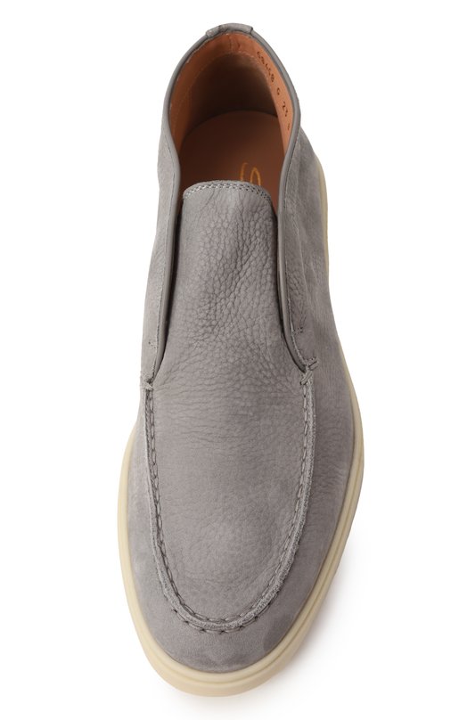 Ботинки из нубука Santoni WUYG58458TISNPRX Серый  WUYG58458TISNPRX Фото 6