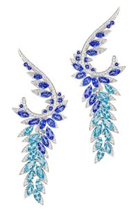 Серьги STEPHEN WEBSTER бесцветного цвета по цене 6959500 руб., арт. 3018579, фото 1 Серьги STEPHEN WEBSTER, арт. 3018579, фото 1