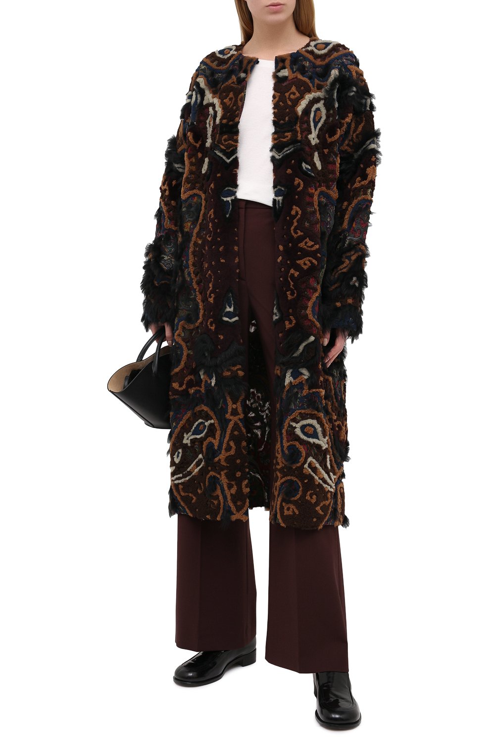 Пальто с меховой отделкой RALPH LAUREN, арт. 290825952, фото 2