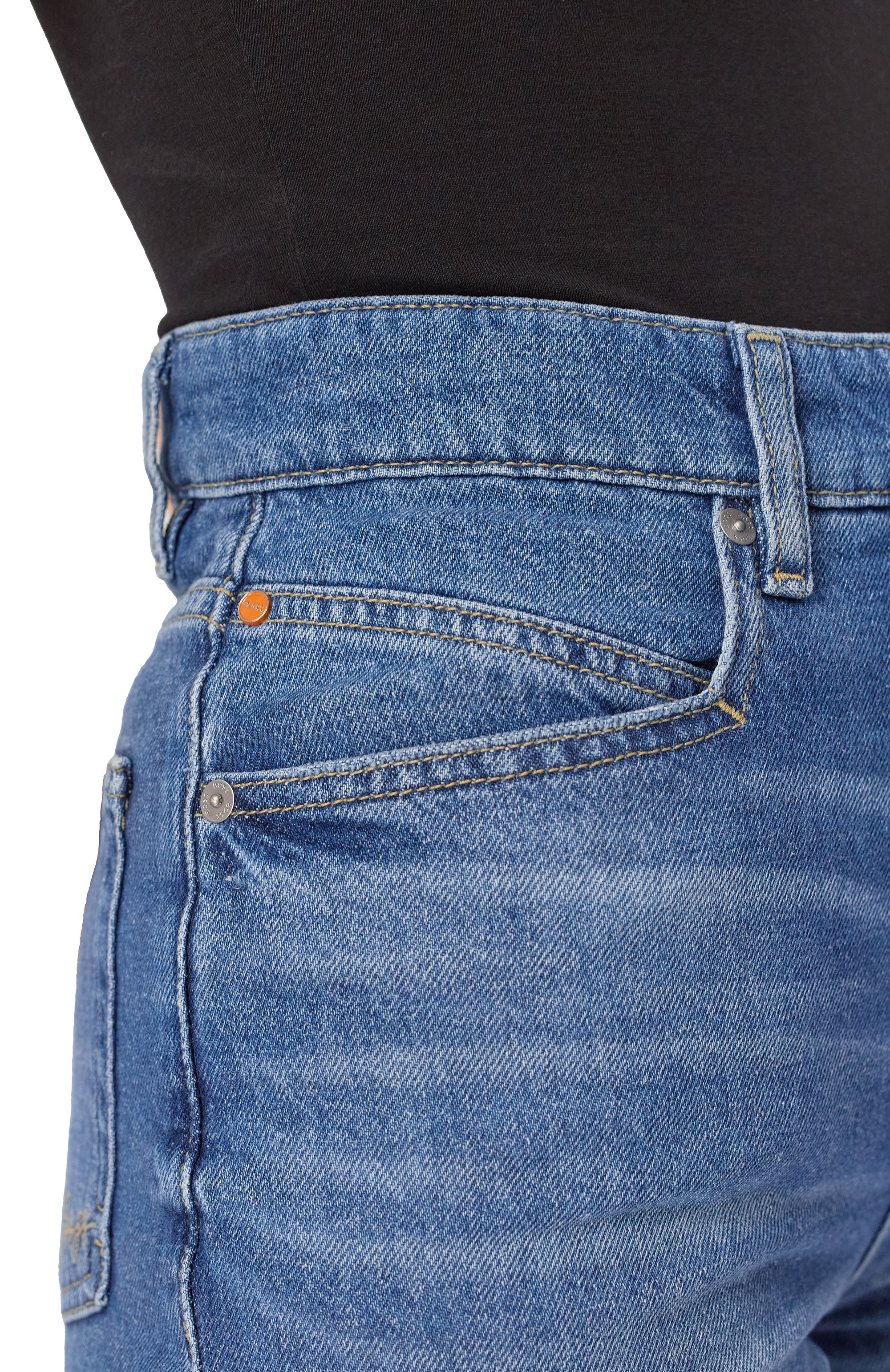 Джинсовые шорты BOSS ORANGE, арт. 50534213, фото 5