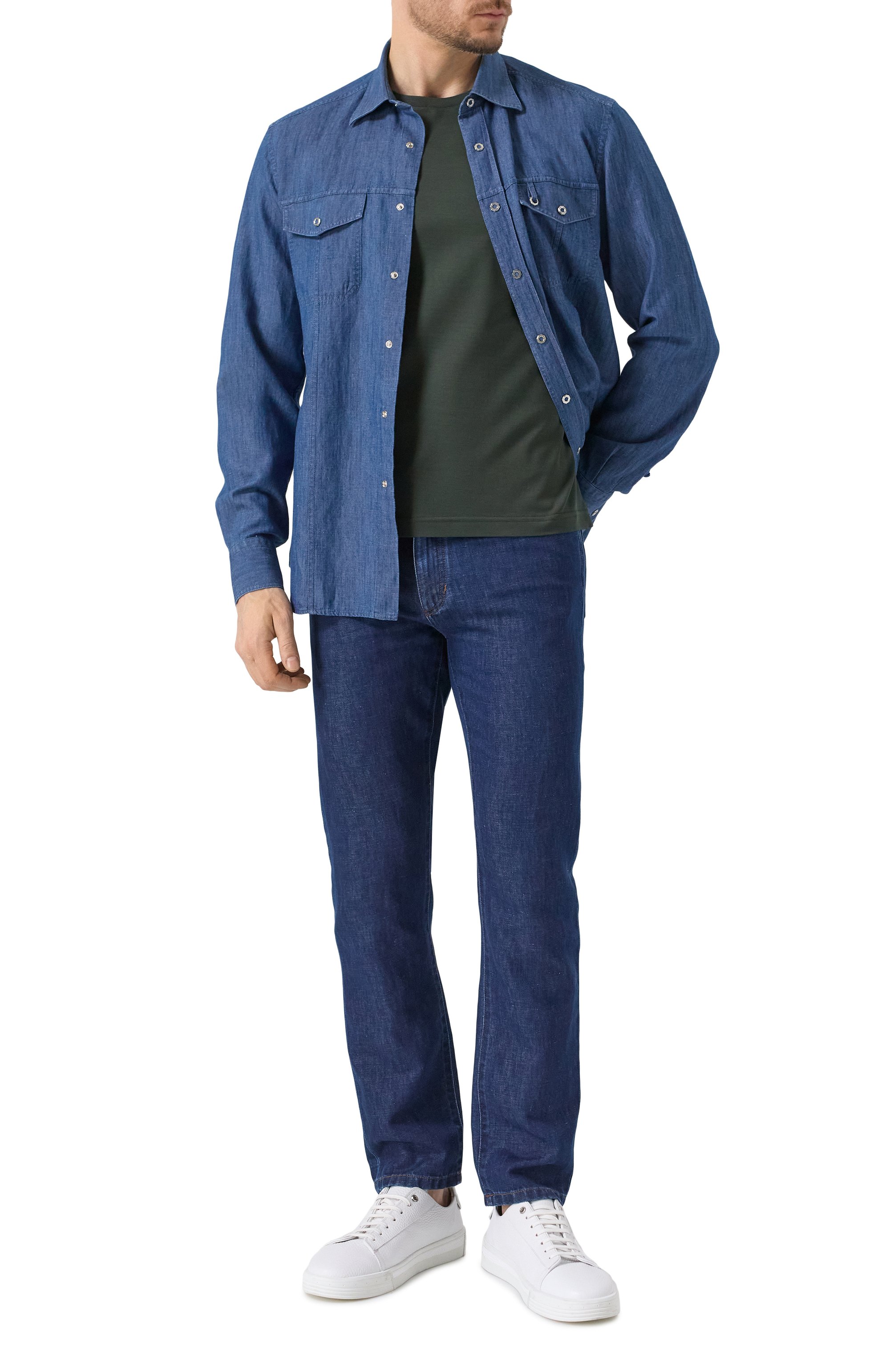 Хлопковая футболка ZILLI, арт. TSR02NM0100VZCR00, фото 2