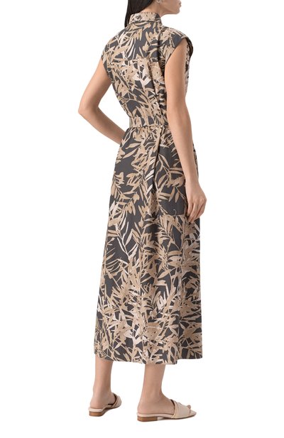 Хлопковое платье BRUNELLO CUCINELLI, арт. ML900A5286, фото 4