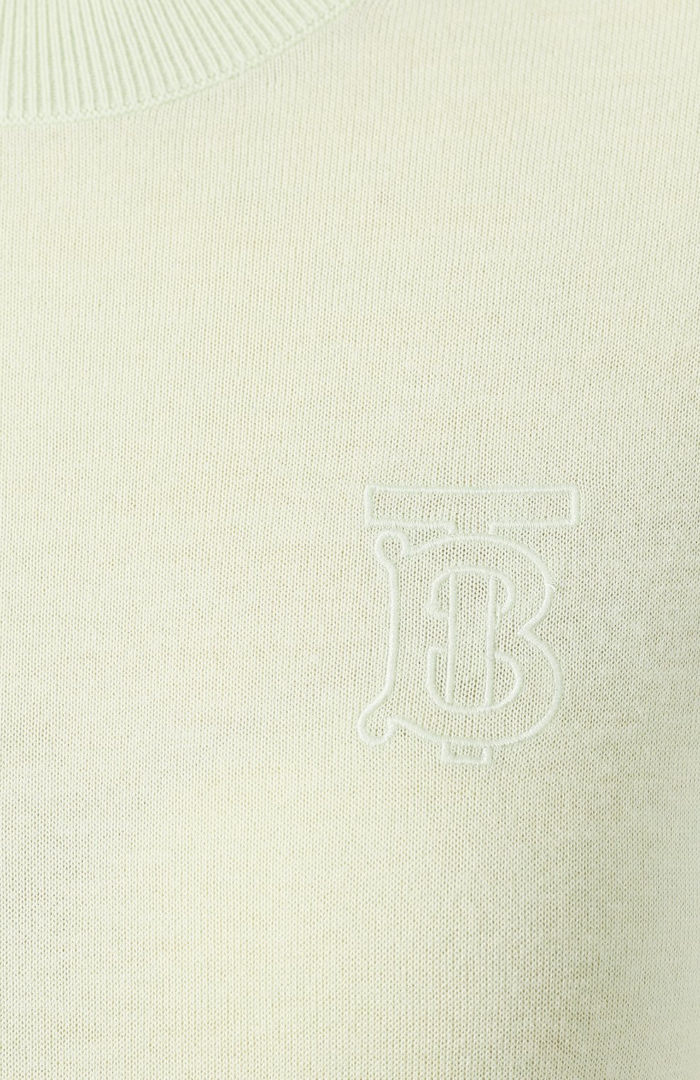 Кашемировый топ BURBERRY зеленого цвета по цене 53650 руб., арт. 8008914, фото 5 Кашемировый топ BURBERRY, арт. 8008914, фото 5