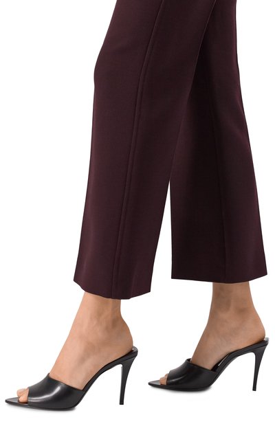 Кожаные мюли romy 90 SAINT LAURENT, арт. 806669/AACSQ, фото 3