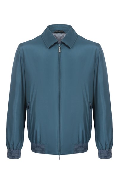Мужской шелковый бомбер ZILLI, арт. AFAXH1M0619VFRI00