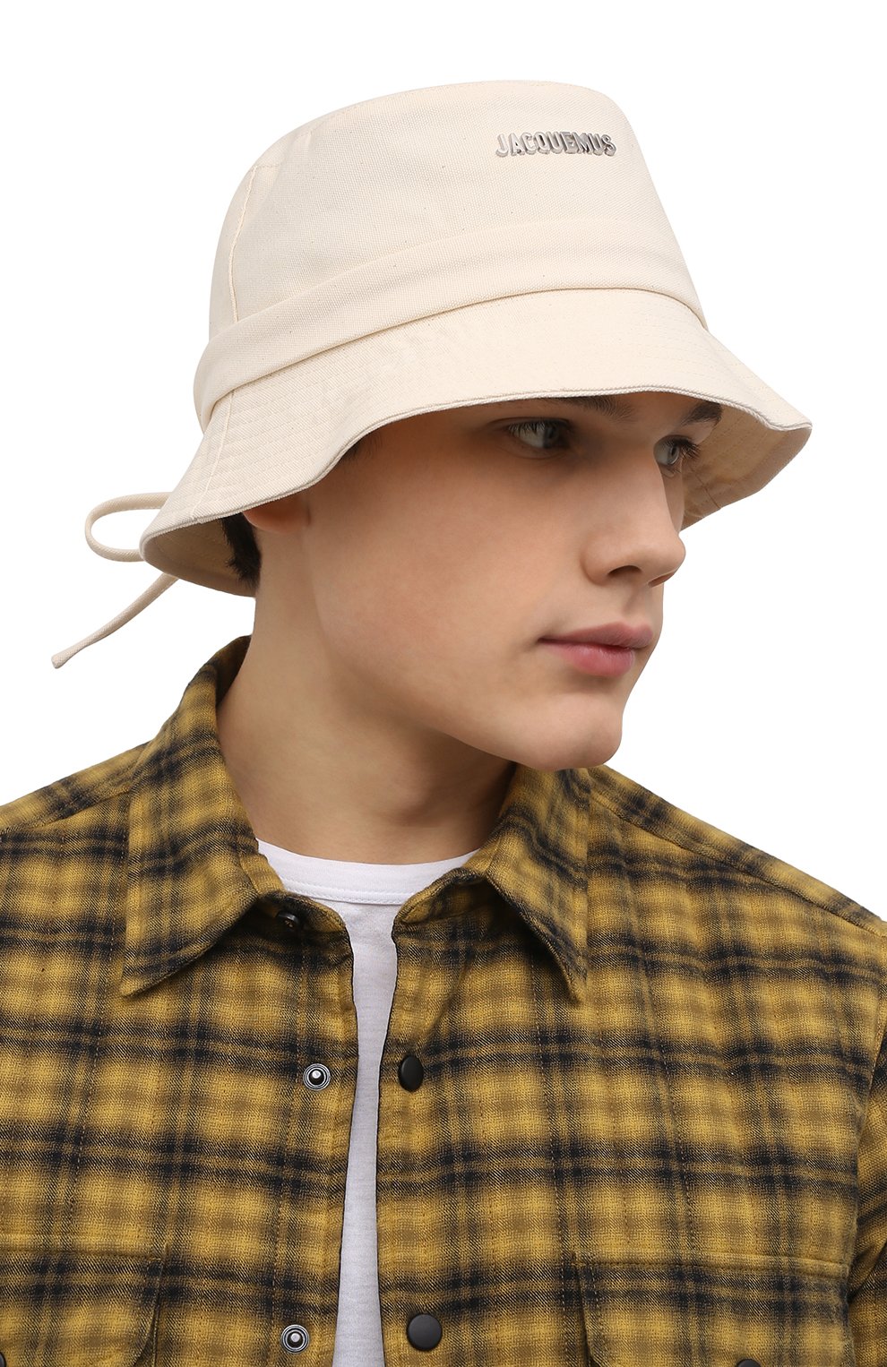 Хлопковая панама le bob gadjo JACQUEMUS кремового цвета по цене 10400 руб., арт. 213AC001-5001, фото 2 Хлопковая панама le bob gadjo JACQUEMUS, арт. 213AC001-5001, фото 2