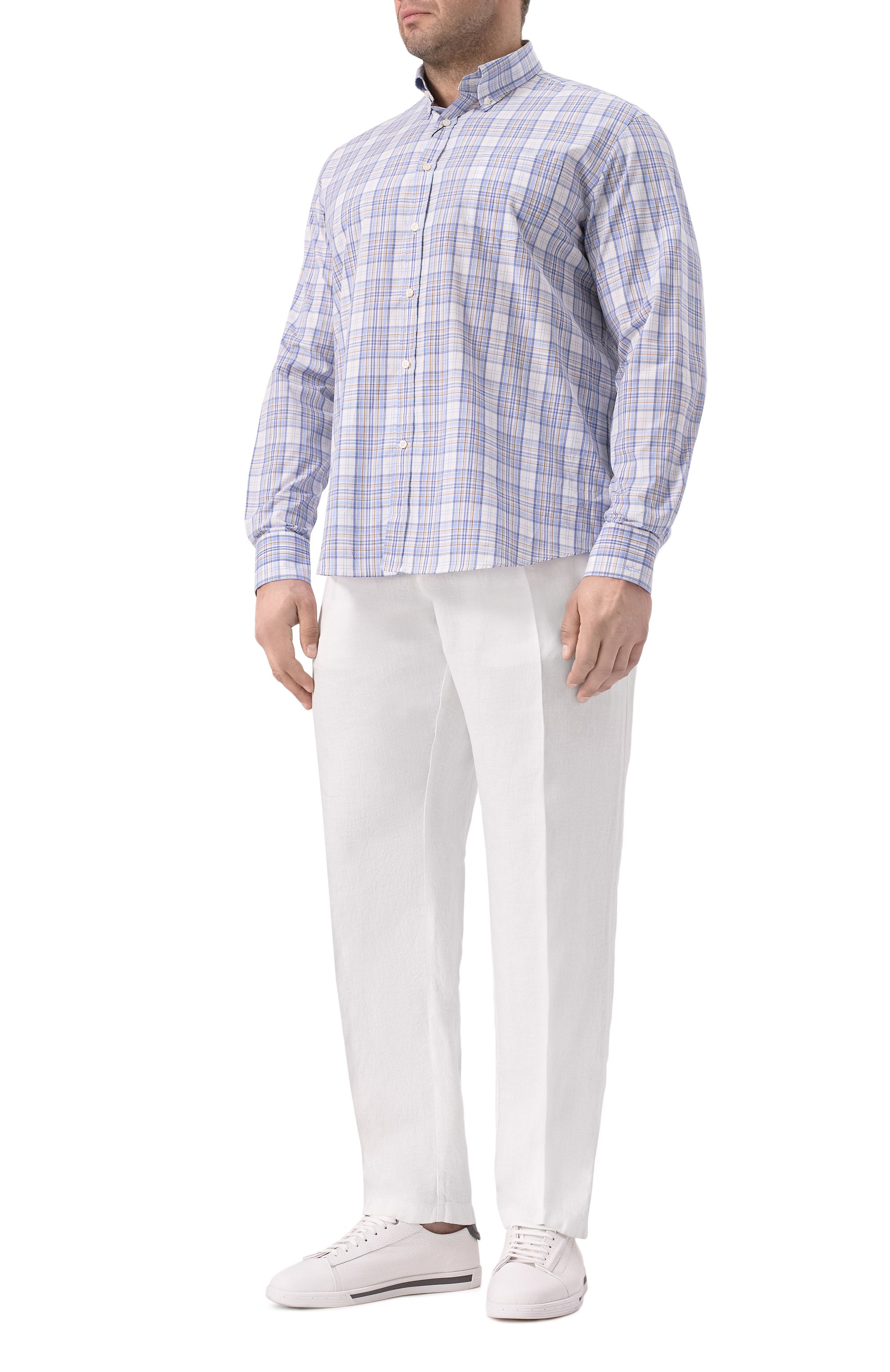 Льняные брюки PAUL&SHARK, арт. 25414041/62, фото 2