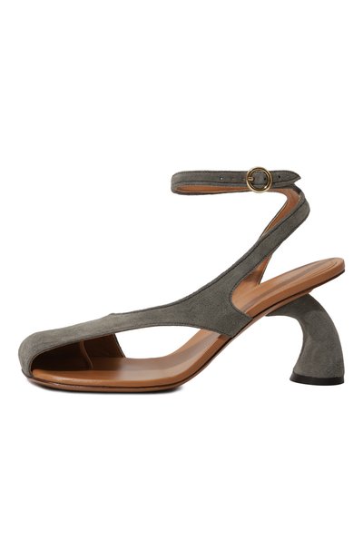 Замшевые босоножки DRIES VAN NOTEN, арт. WS242-1304-H75/153, фото 4