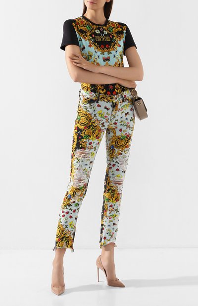 Джинсы с принтом VERSACE JEANS COUTURE, арт. A1HUA007-UDP507/SH03V, фото 2