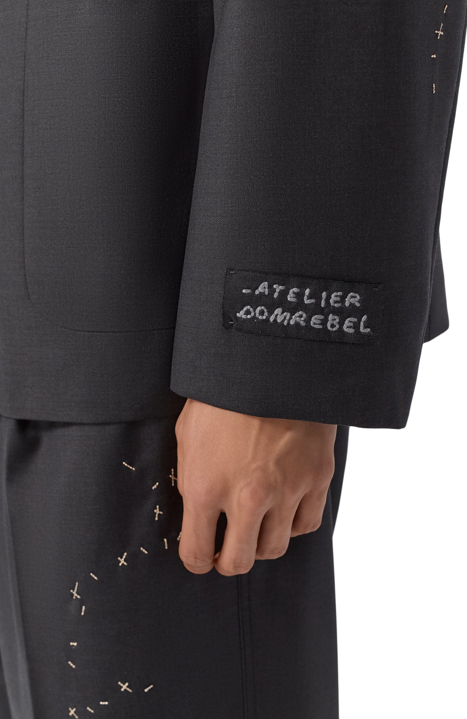 Шерстяной пиджак DOMREBEL, арт. M BULLY BLAZER/D0UBLE BREASTED BLAZER, фото 5