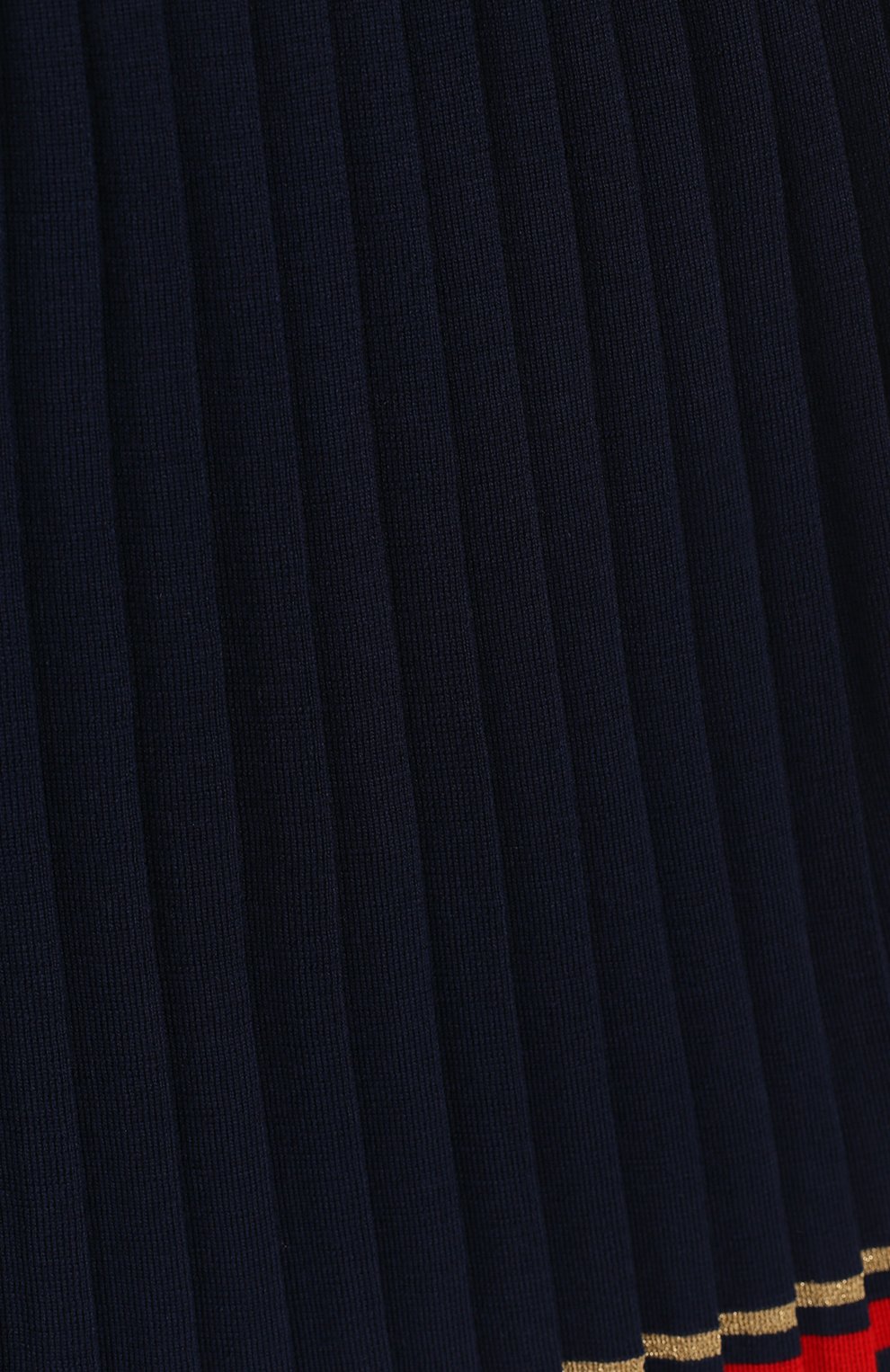 Плиссированная юбка с контрастной отделкой GUCCI, арт. 478565/X9B21, фото 3