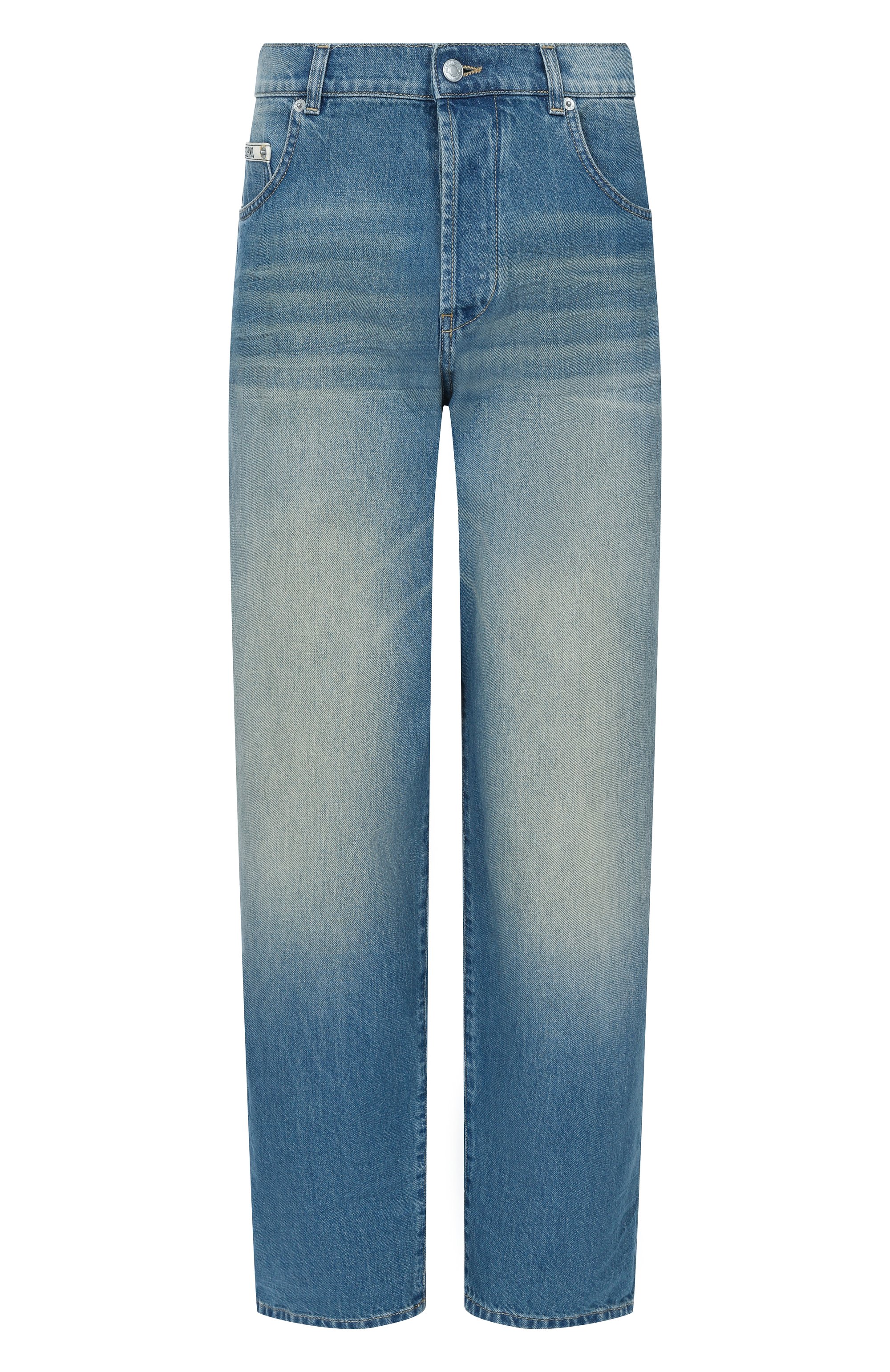 Джинсы MOSCHINO синего цвета по цене 89400 руб., арт. A0304/0530, фото 1 Джинсы MOSCHINO, арт. A0304/0530, фото 1