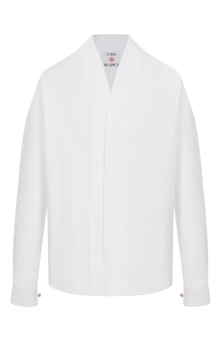 Мужская хлопковая рубашка CASABLANCA, арт. M-AW25-SH-231-01
