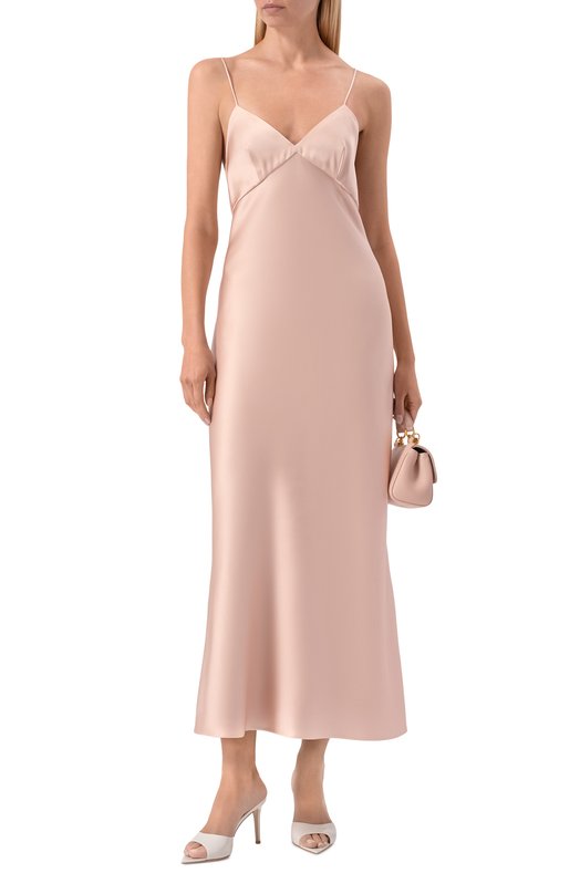 Атласное платье MVST M26.2PW.D014/F096 D0UBLE SATIN Розовый  M26.2PW.D014/F096 D0UBLE SATIN Фото 2