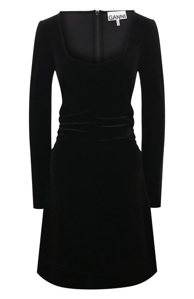 Женское бархатное платье GANNI, арт. T3830