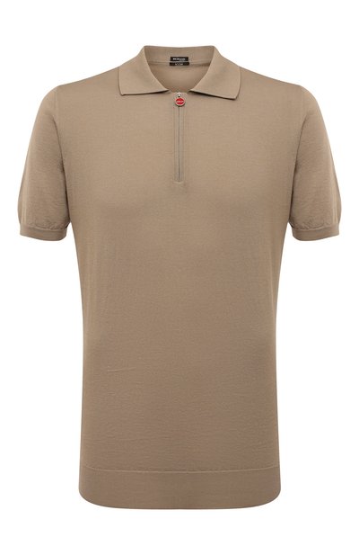 Мужская хлопковое поло KITON, арт. UK33Z