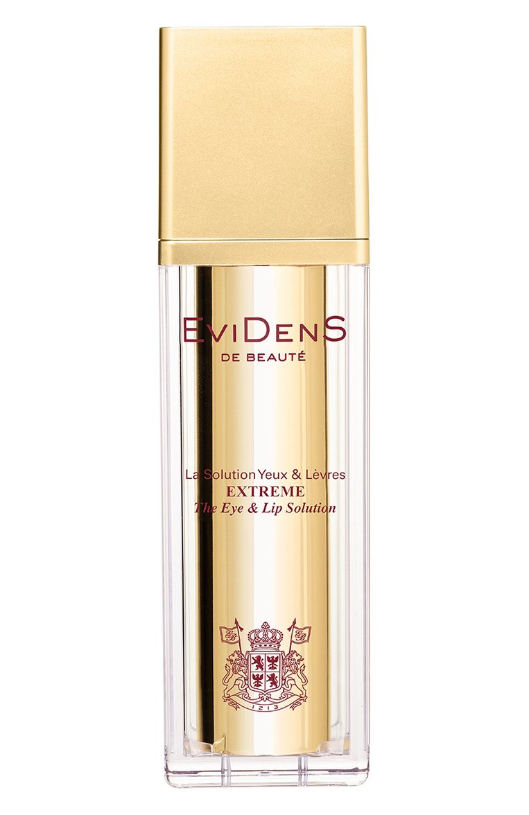 Крем-концентрат для глаз и губ the extreme eye&lip solution (35ml) EVIDENS DE BEAUTE бесцветного цвета, арт. 4560358167719 | Фото 1 (Нос: Не проставлено; Региональные ограничения белый список (Axapta Mercury): Не проставлено; Назначение: Для кожи вокруг глаз; Тип продукта: Кремы; Косметика кросс-кт: Антивозрастной уход)