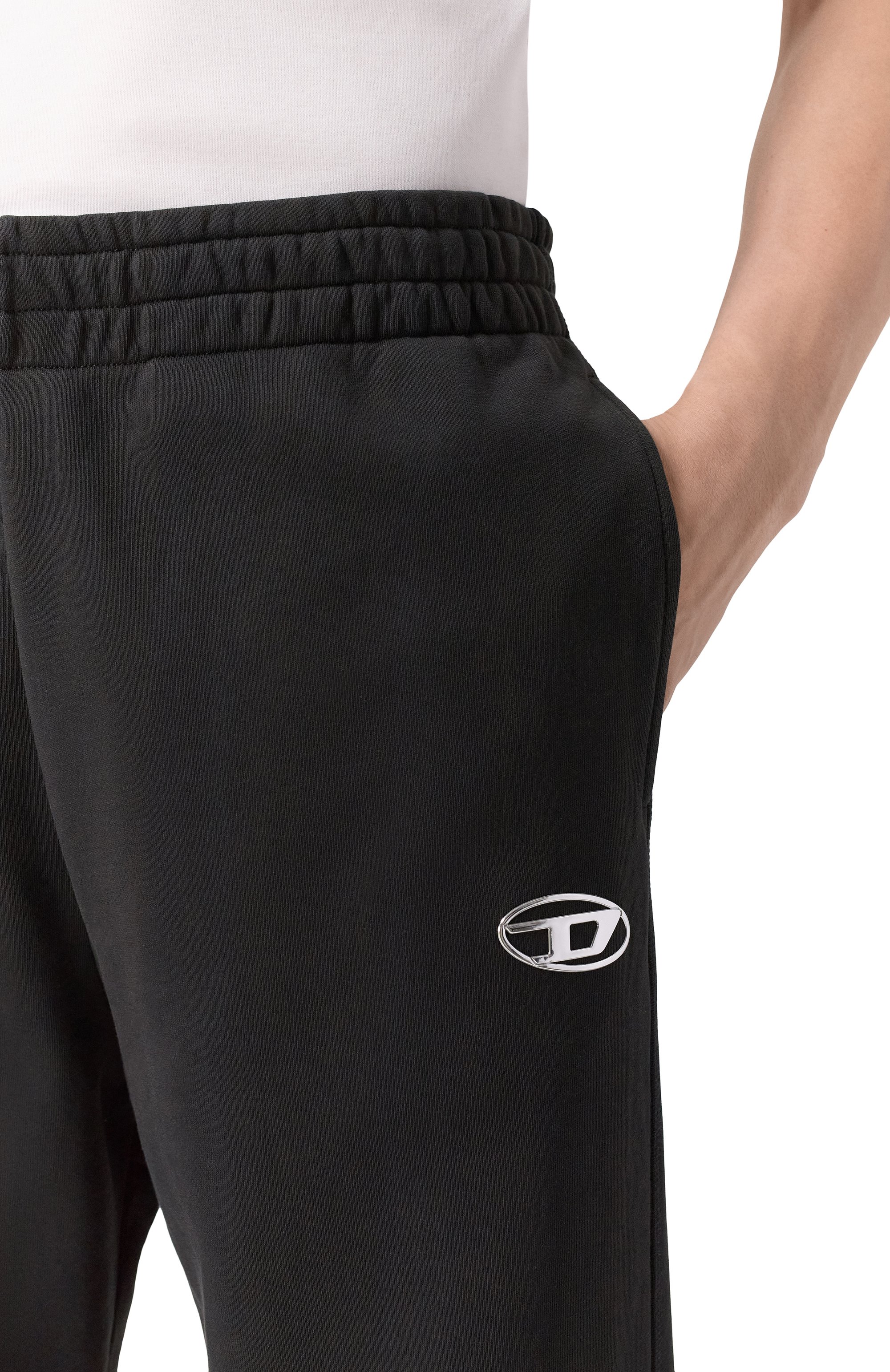 Хлопковые джоггеры DIESEL, арт. A21794/0BKBW, фото 5