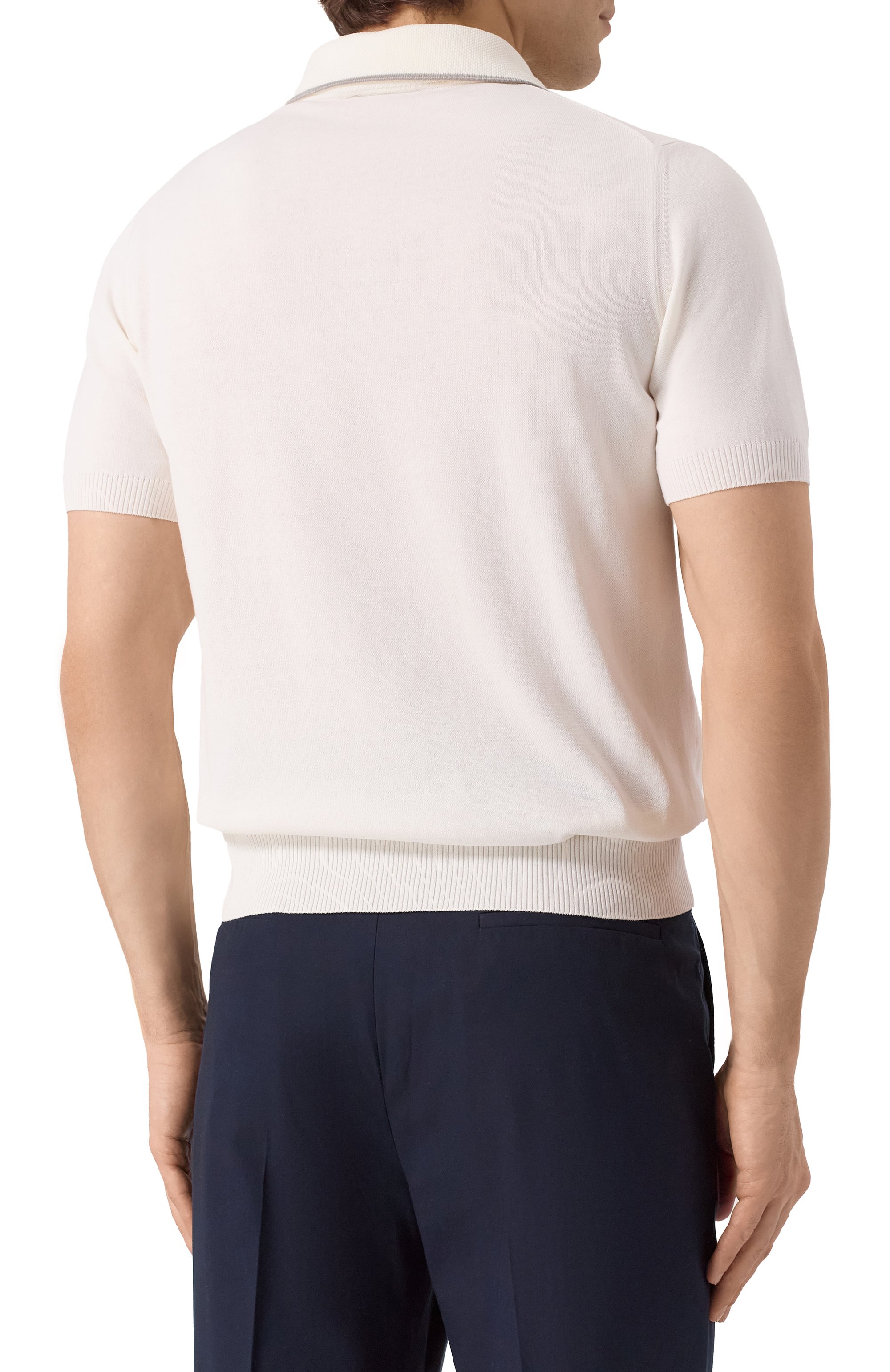 Хлопковое поло CANALI, арт. C1052/MK02261, фото 4