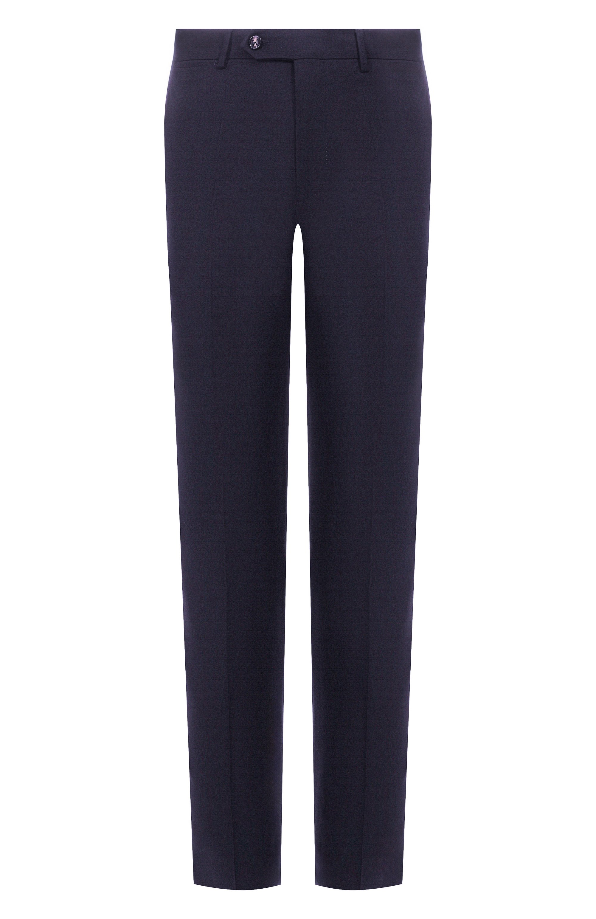 Брюки из шерсти и шелка BERWICH темно-синего цвета по цене 62950 руб., арт. VULCAN0 195/DR1483, фото 1 Брюки из шерсти и шелка BERWICH, арт. VULCAN0 195/DR1483, фото 1