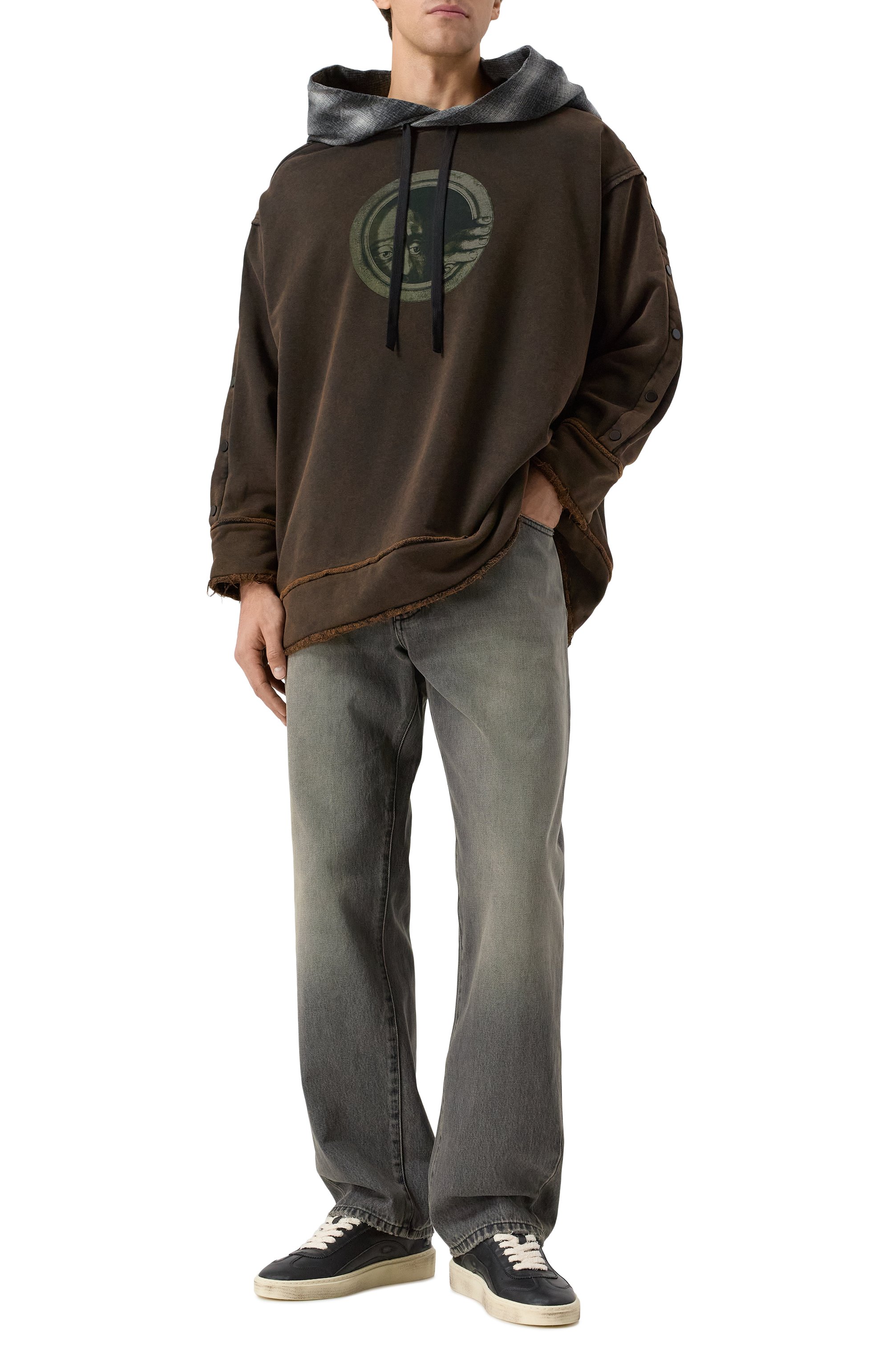 Хлопковое худи ISABEL BENENATO, арт. UJ05PF25, фото 2