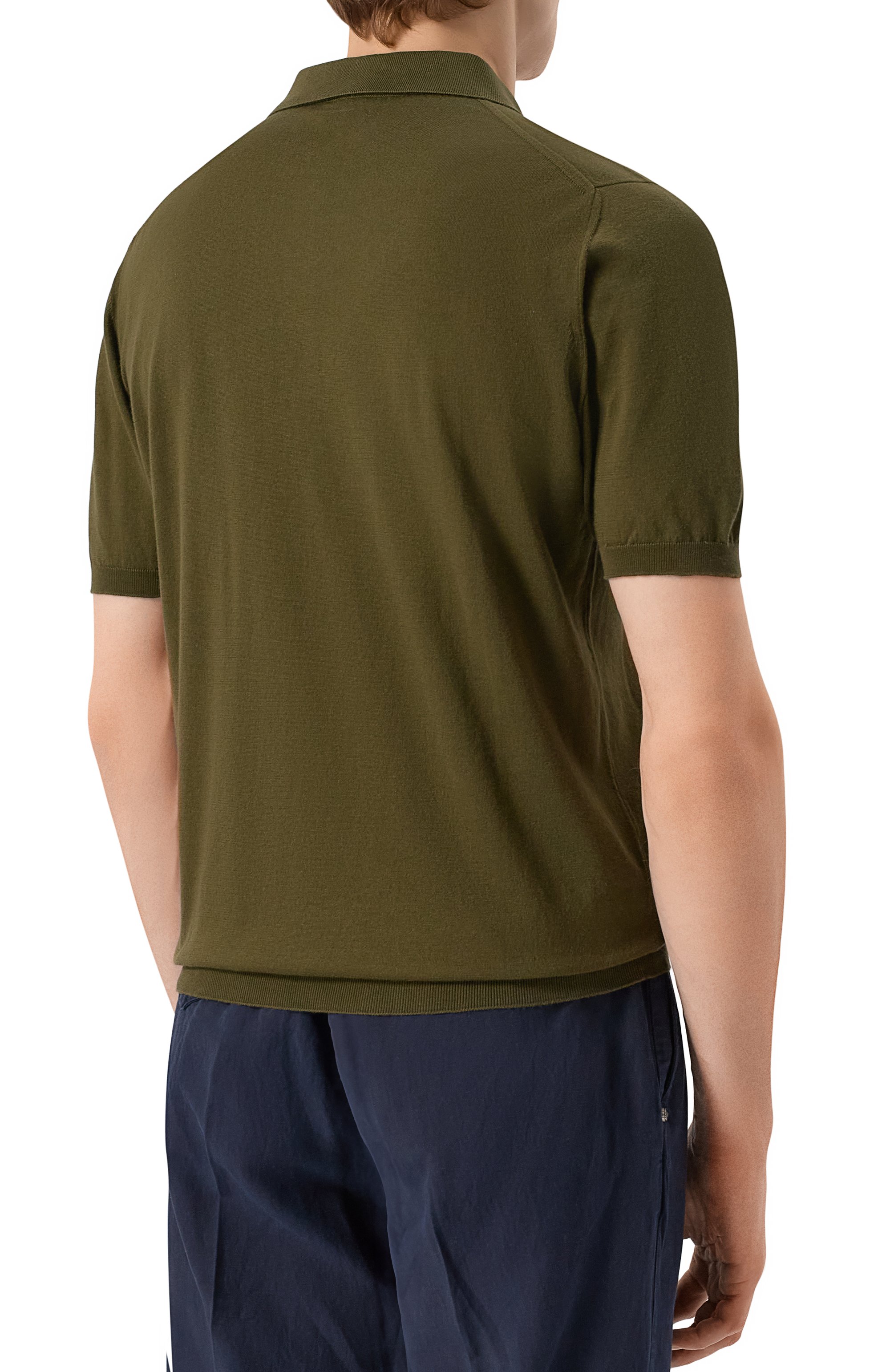 Хлопковое поло KITON, арт. UMKX33ZK319, фото 4