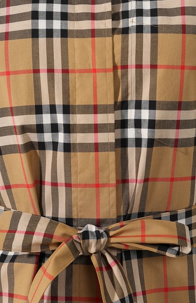 Хлопковое платье BURBERRY, арт. 8013946, фото 5