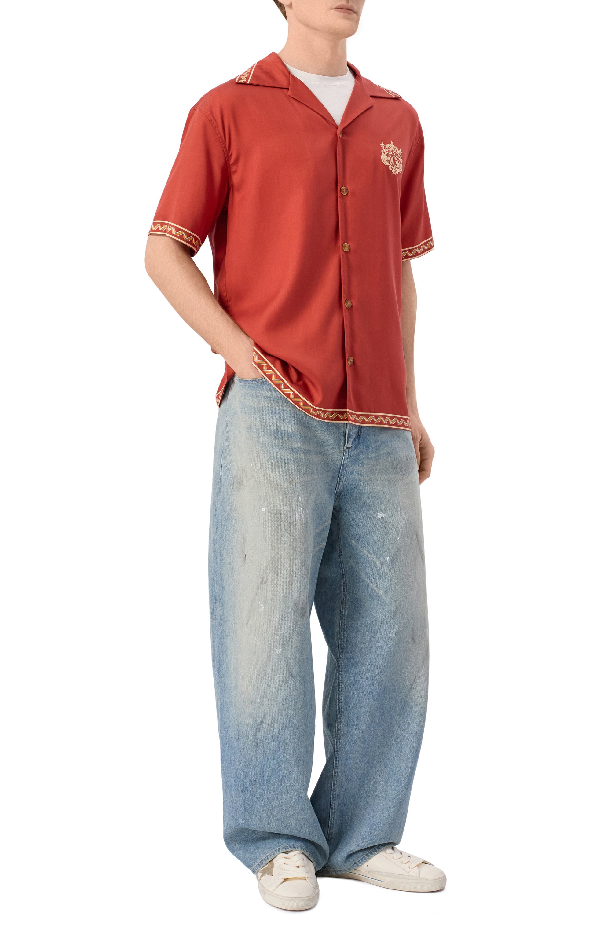 Рубашка из лиоцелла DROLE DE MONSIEUR, арт. K-SH228-CLY001-BR, фото 2