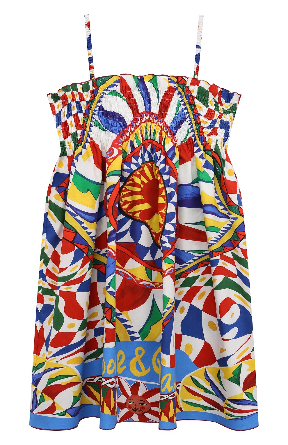 Хлопковый сарафан DOLCE & GABBANA, арт. L52DA6/G7J5F/2-6, фото 1