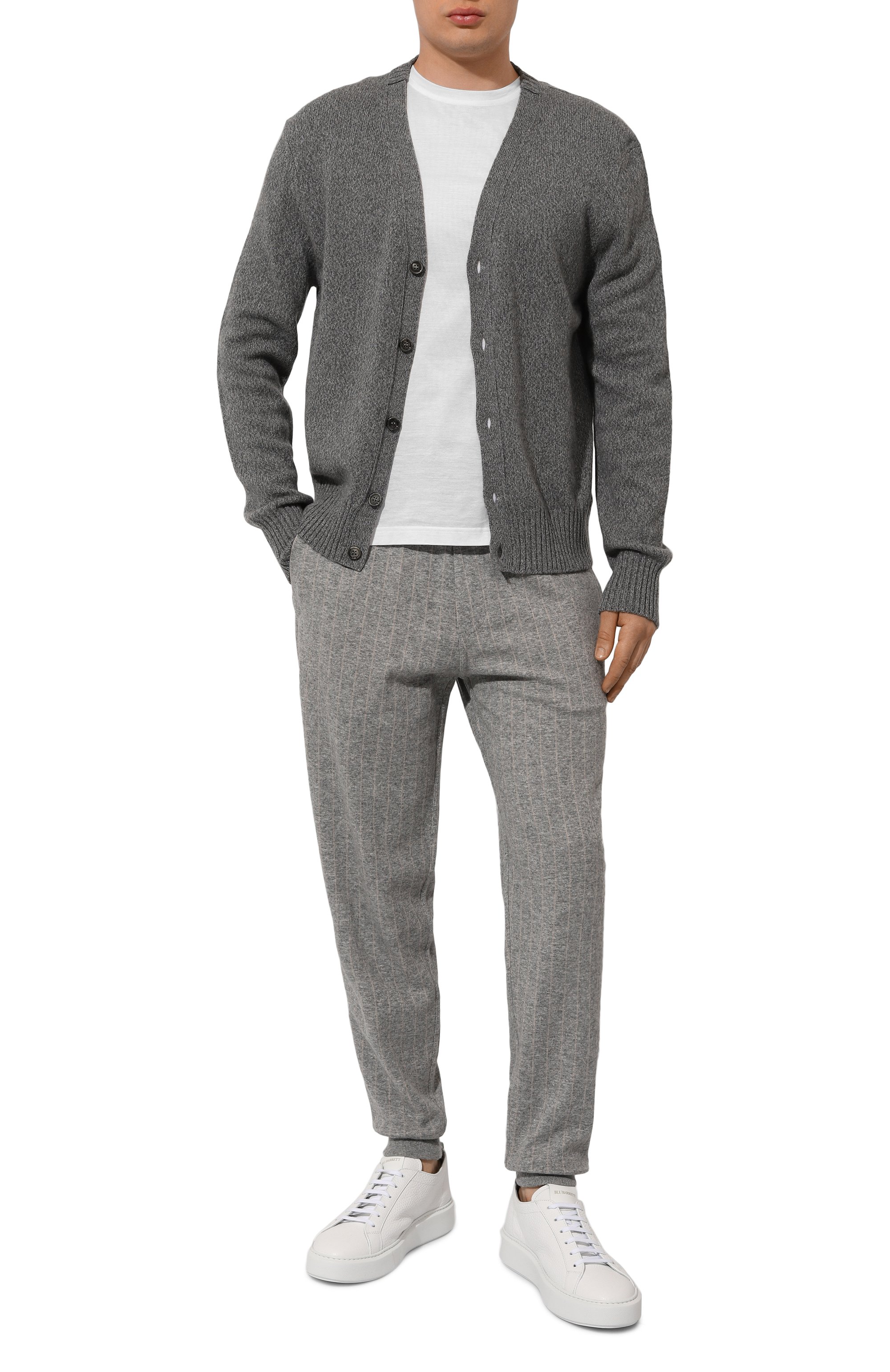 Джоггеры из кашемира и хлопка BRUNELLO CUCINELLI, арт. M0T783233G, фото 2