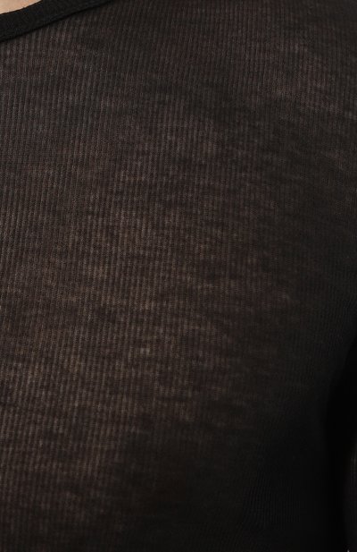 Хлопковый лонгслив ANN DEMEULEMEESTER, арт. 2402-M-JTS10-FA434-099, фото 5