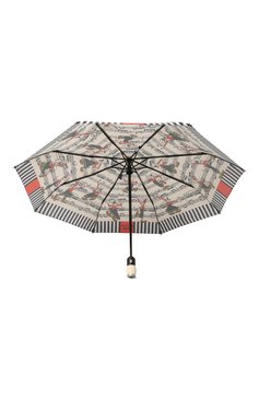 Женский складной зонт MOSCHINO кремового цвета, арт. 7991-0PENCL0SE | Фото 3 (Материал: Синтетический материал, Текстиль, Металл; Нос: Не проставлено)