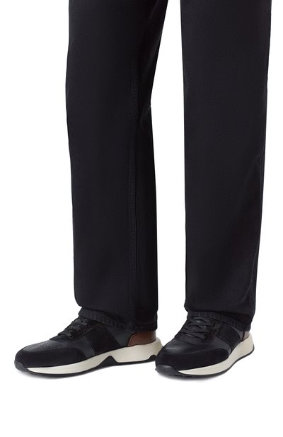 Кожаные кроссовки TOD’S, арт. XXM63K0GT81BKB, фото 3