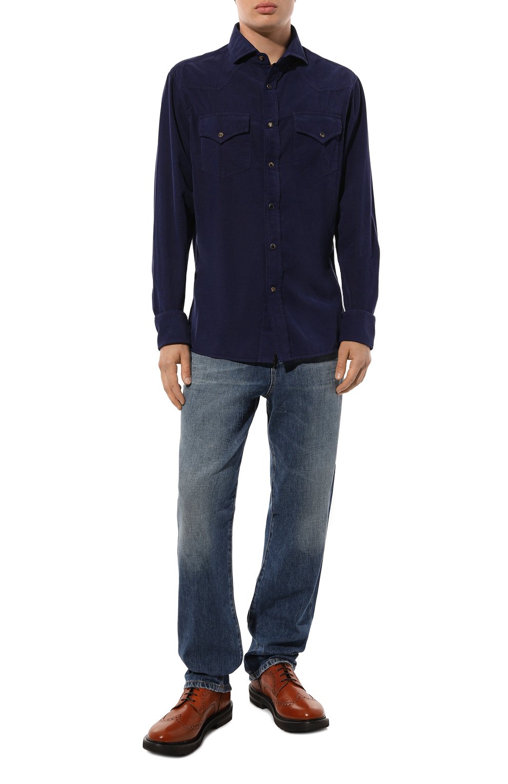 Вельветовая рубашка BRUNELLO CUCINELLI, арт. ML688B2151, фото 2