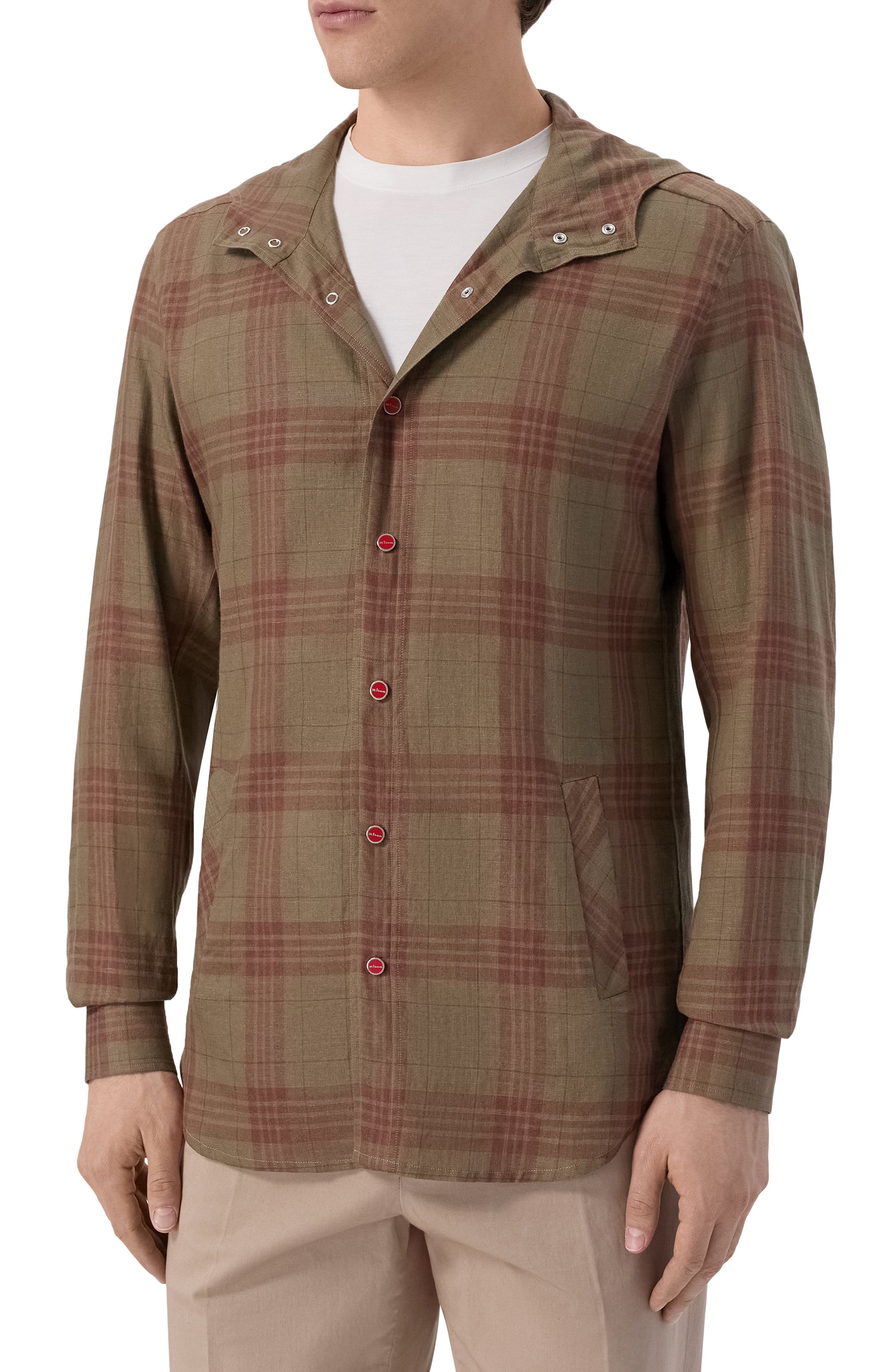 Льняная рубашка KITON, арт. UMCMARH0926907, фото 3