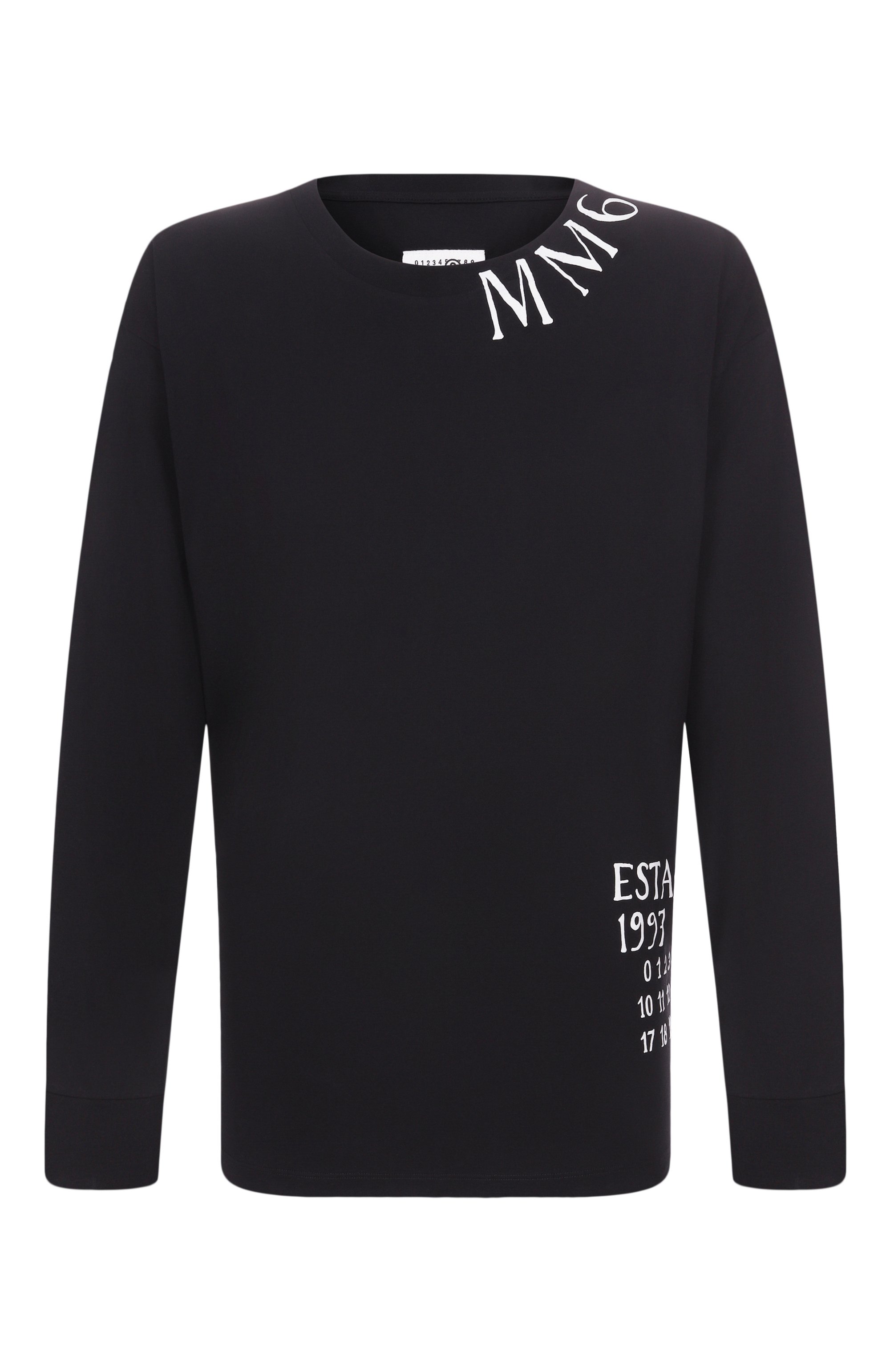 Хлопковый лонгслив MM6, арт. SH0GC0047/S24312, фото 1